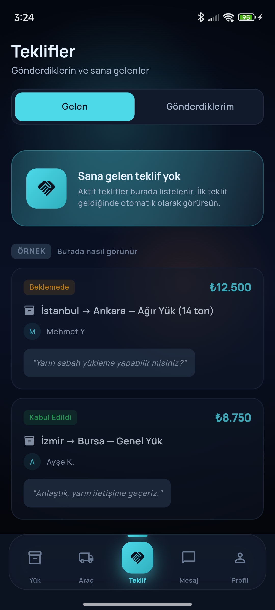 YükCep ekran 4