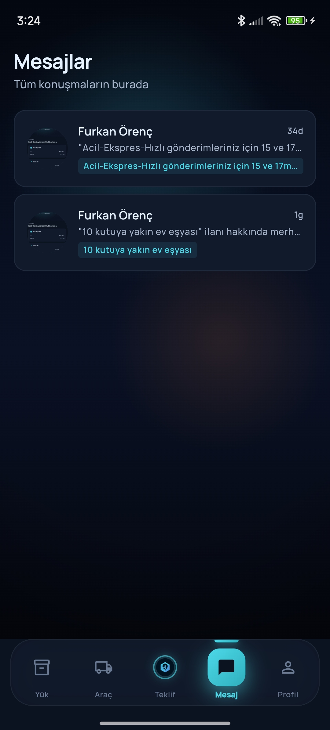 YükCep ekran 5